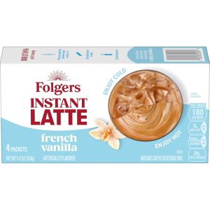 French Vanilla Flavored Instant Latte