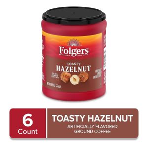 Toasty Hazelnut Flavored Ground Coffee