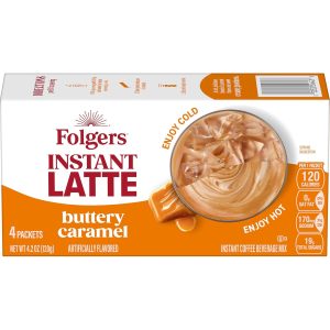 Buttery Caramel Flavored Instant Latte