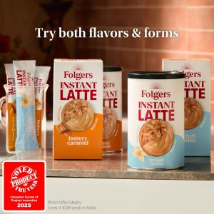 Buttery Caramel Flavored Instant Latte